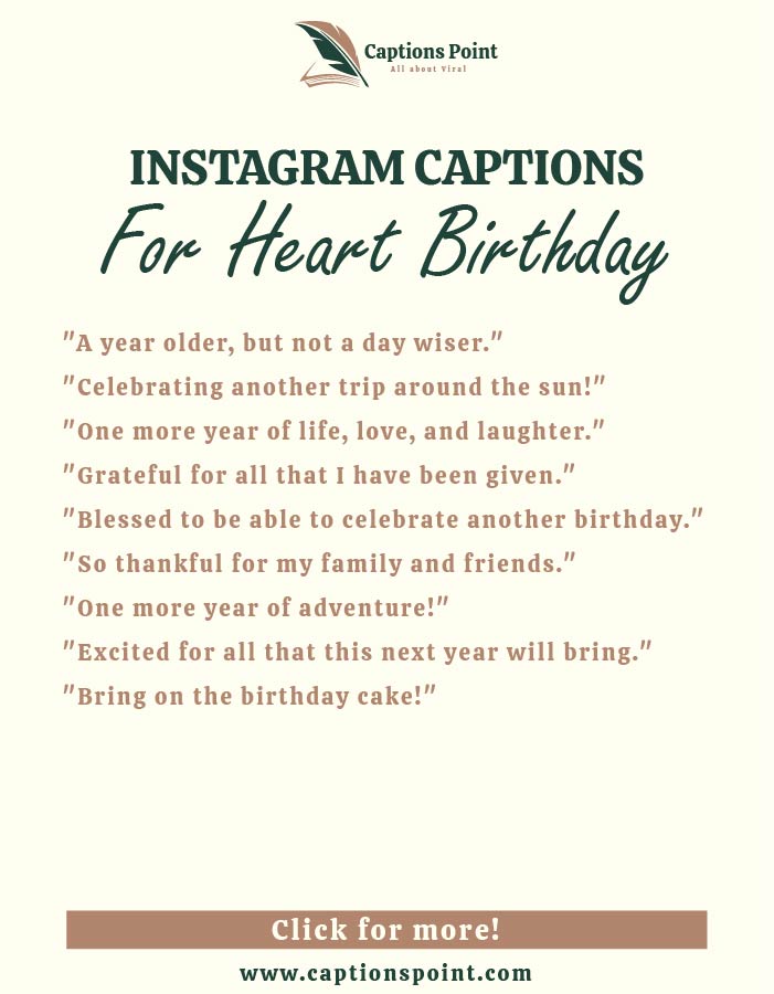 Instagram birthday post captions
