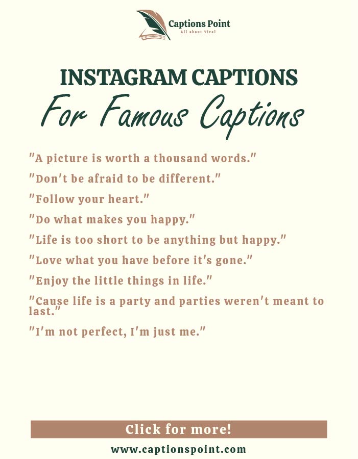 Instagram popular captions