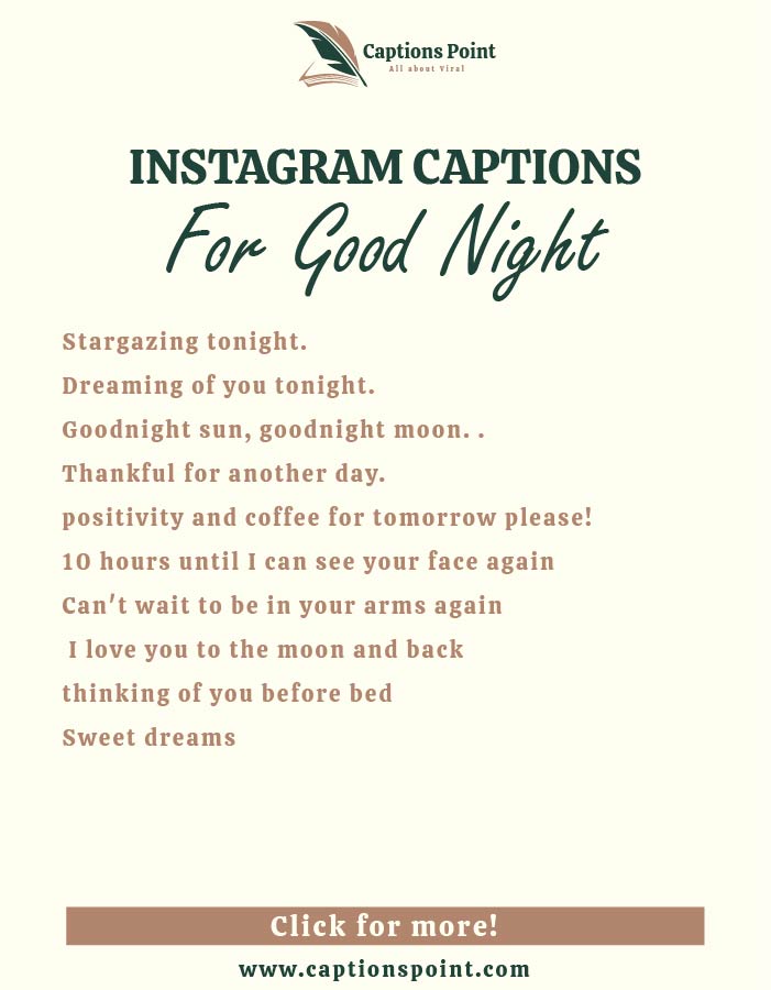 Night life captions for Instagram