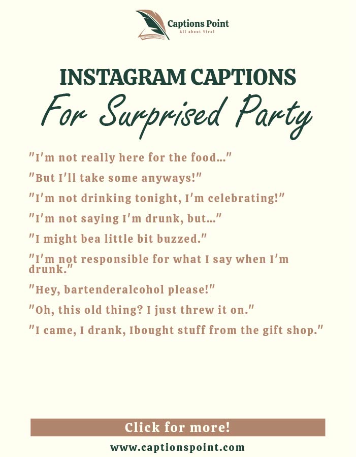 Best Party Captions For Instagram