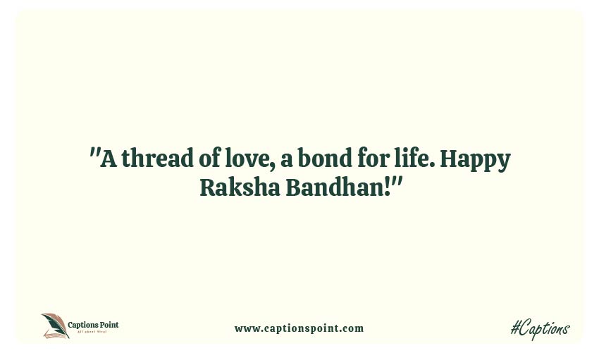 Best Raksha Bandhan captions