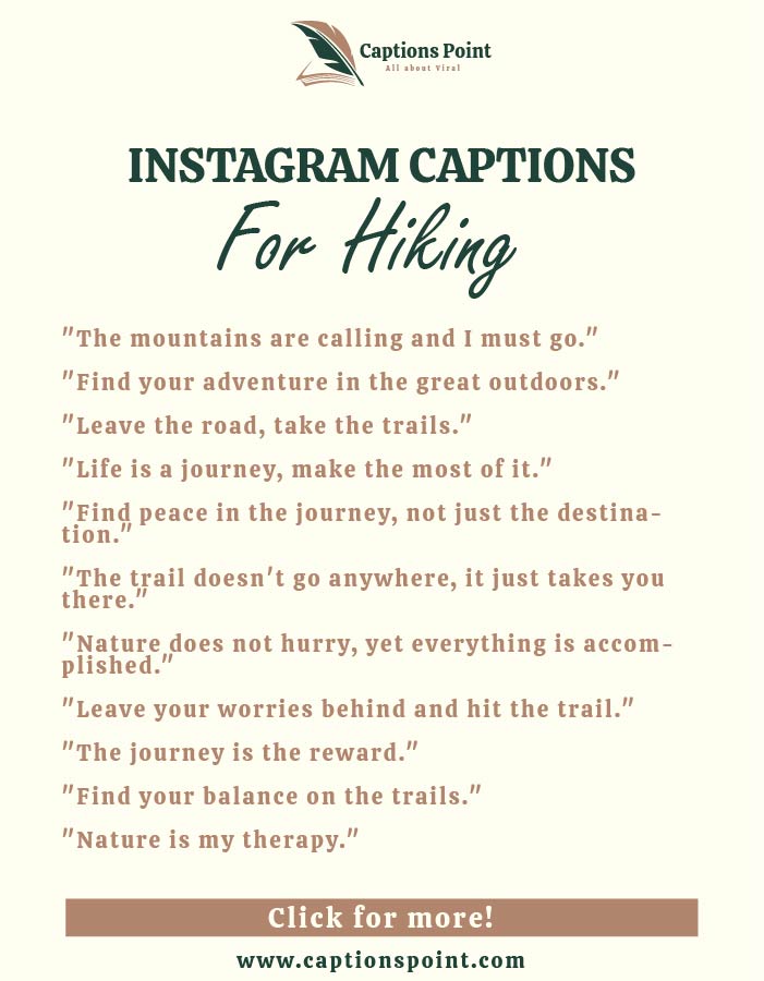 Best trekking captions for Instagram