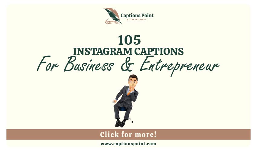 Business & Entrepreneur Caption For Instagram