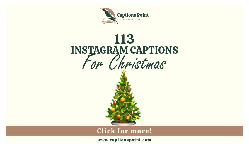 Christmas Vacation Caption For Instagram