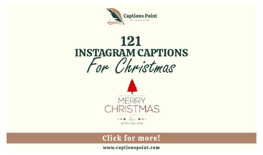 Christmas caption for Instagram
