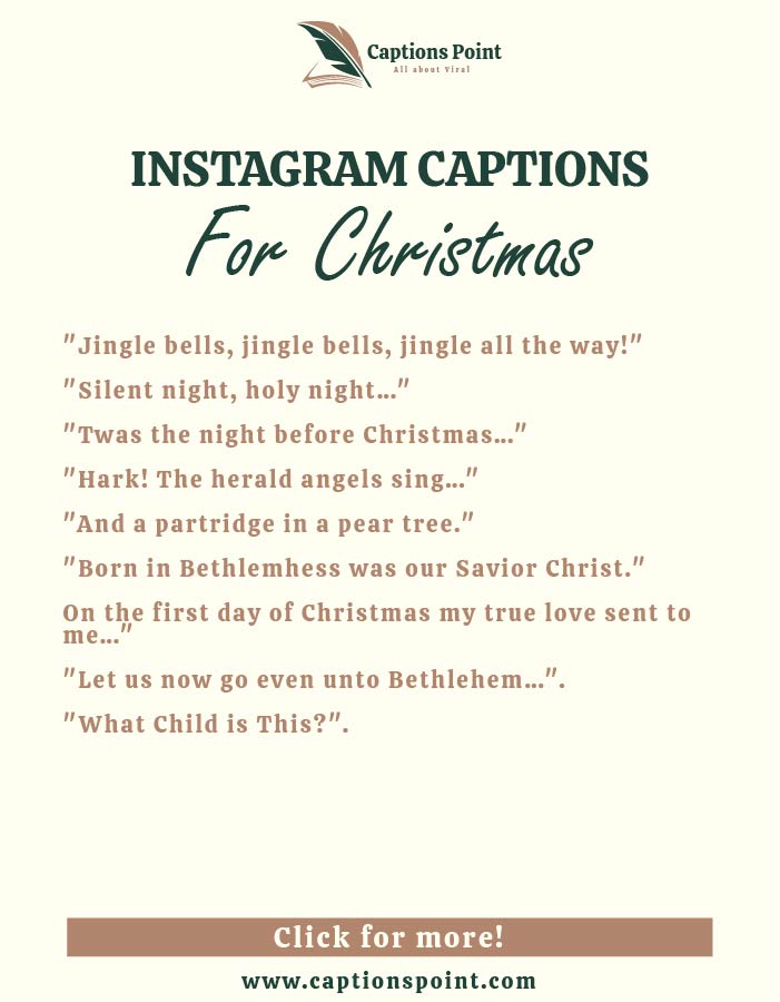 Christmas tree instagram captions