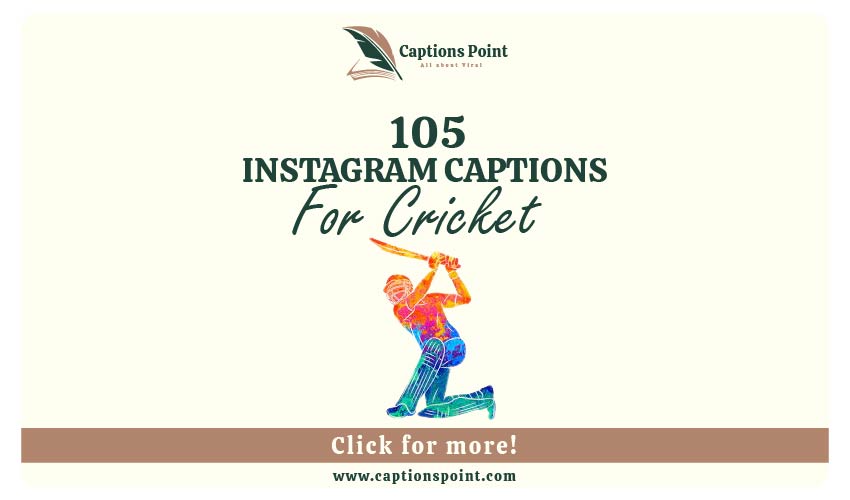Cricket captions For Instagram
