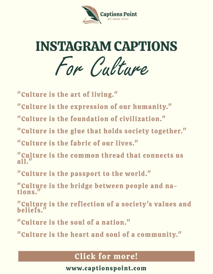 Culture Captions for Instagram Slogans
