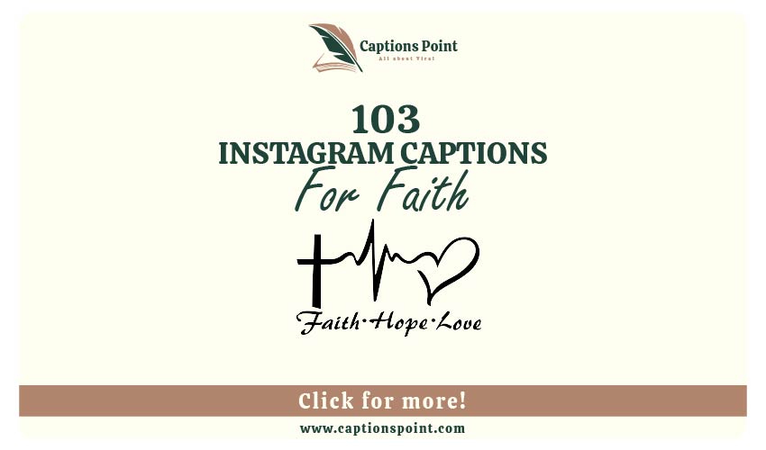 Faith Caption For Instagram