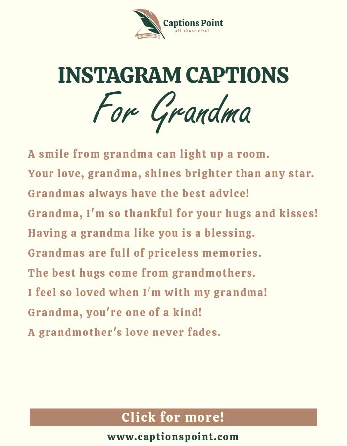 Funny Grandma captions