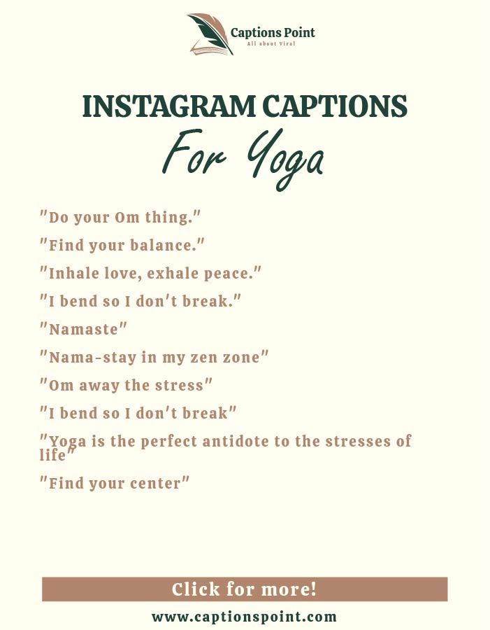 International yoga day captions for Instagram