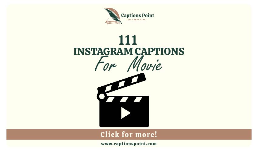 Movie Captions for instagram