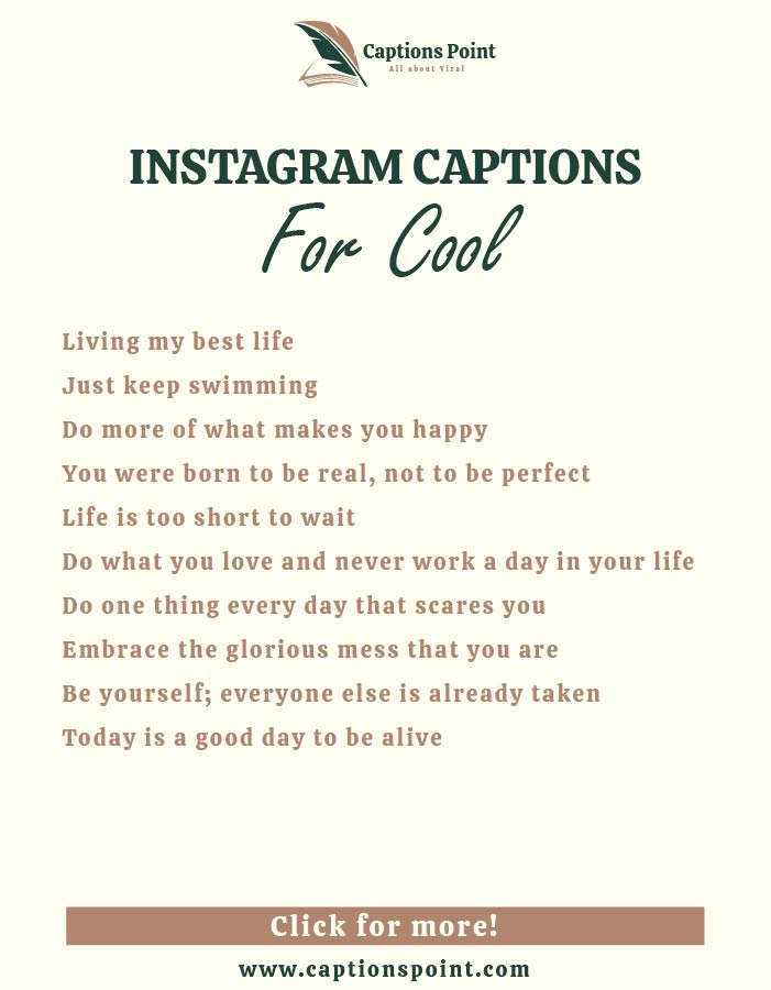 New cool captions for Instagram