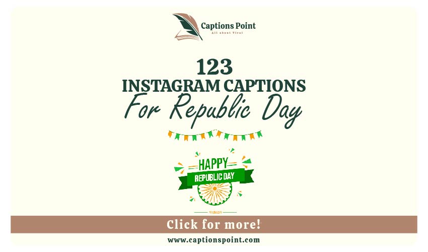 Republic Day Caption For Instagram