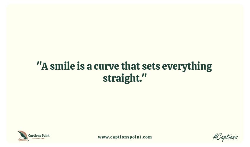 Smile attitude captions for instagram