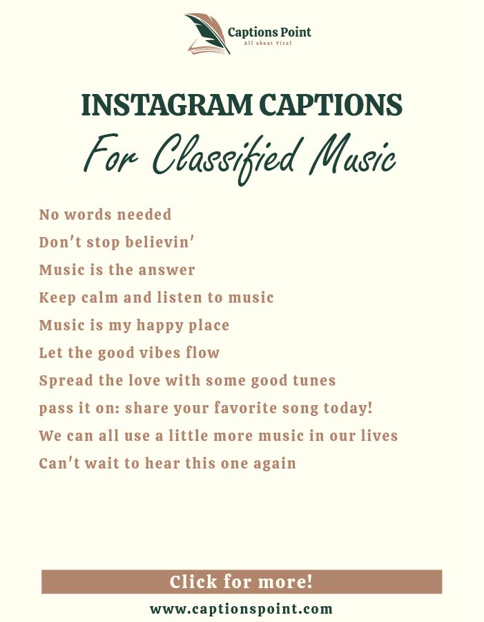 Song Instagram captions