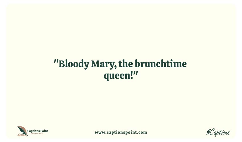 captions for national bloody marry day