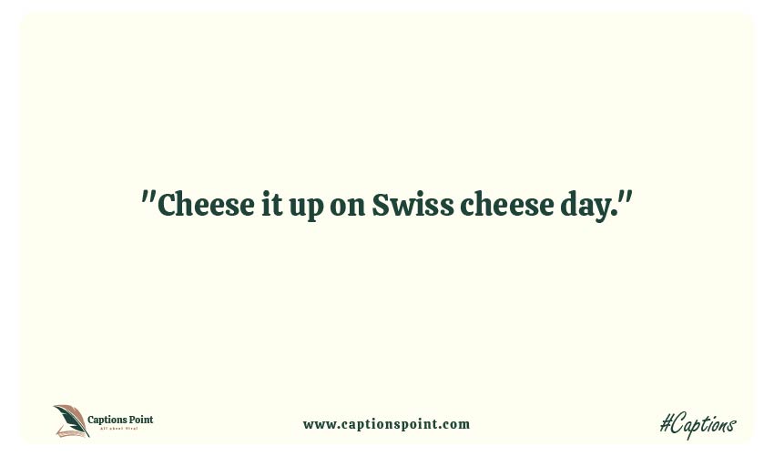 good Swiss cheese Day