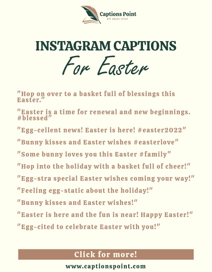 happy Easter Instagram captions