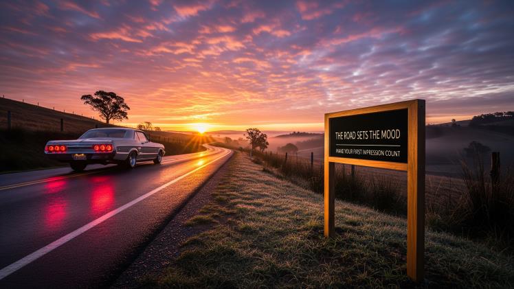 The Road Sets the Mood: Make Your First Impression Count